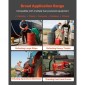 Αντλία μεταφοράς καυσίμου VEVOR 230V, 15 GPM 57 L/min, AC Electric Oil Transfer Pump, με αυτόματο κλείσιμο ακροφύσιο καυσίμου & σωλήνα εκκένωσης, κιτ υψηλής ροής για μείγματα βενζίνης, ντίζελ, κηροζίνης, βιοντίζελ, αιθανόλης