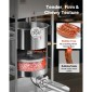VEVOR Manual Sausage Stuffer, 22 LBS / 10 L Vertical Meat Stuffer, Dual-Speed ​​Sausage Stuffer Meat filler, Inox Heavy Duty filler with 5 Stuffing Tube, για Εμπορική & οικιακή χρήση