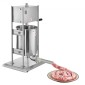 VEVOR Manual Sausage Stuffer, 22 LBS / 10 L Vertical Meat Stuffer, Dual-Speed ​​Sausage Stuffer Meat filler, Inox Heavy Duty filler with 5 Stuffing Tube, για Εμπορική & οικιακή χρήση