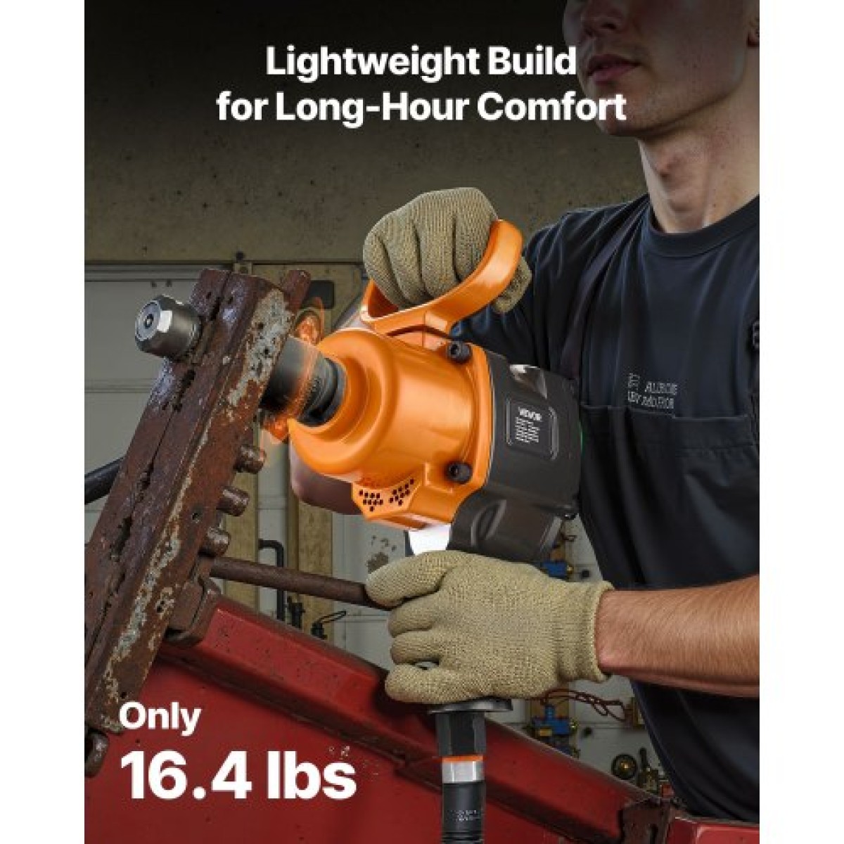VEVOR 1-ιντσών αερόκλειδο, διπλό πιστόλι κρούσης αέρα διπλού σφυριού, αντίστροφη ροπή έως 1626 N.m, πνευματικό κλειδί 6 ταχυτήτων 4600 RPM για επισκευές και συντήρηση αυτοκινήτων βαρέως τύπου