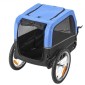 Ρυμουλκούμενο ποδηλάτου VEVOR Dog, Υποστηρίζει έως και 30 κιλά, Μεταφορέας ποδηλάτου Pet Cart για Μικρά και Μεσαία σκυλιά, Εύκολο αναδιπλούμενο πλαίσιο με ρόδα γρήγορης απελευθέρωσης, Universal ζευκτήρας ποδηλάτου, ανακλαστήρας, σημαία, εσωτερικό λουρί