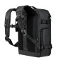 VEVOR Vacuum Travel Backpack, 35L, Vacuum Seal Compression Backpack με αντλία αέρα, Πολλαπλές τσέπες & θήκες, Αδιάβροχη χειραποσκευή βαλίτσας, Casual τσάντα προσωπικών αντικειμένων, Μαύρη