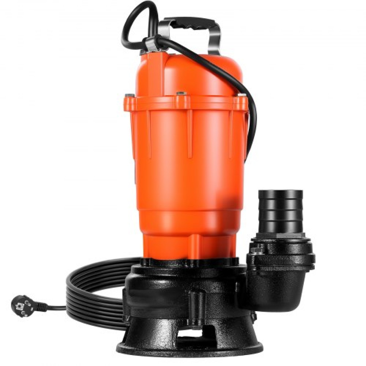 Υποβρύχια αντλία απορριμμάτων VEVOR 550W, 18000 L/H, Υποβρύχια αντλία αποχέτευσης από χυτοσίδηρο με 2 σε κατάθλιψη, 10M Max Lift, Αποστράγγιση βρώμικου καθαρού νερού, για πισίνες, κήπο, λίμνη, υπόγειο, πλημμυρισμένες περιοχές