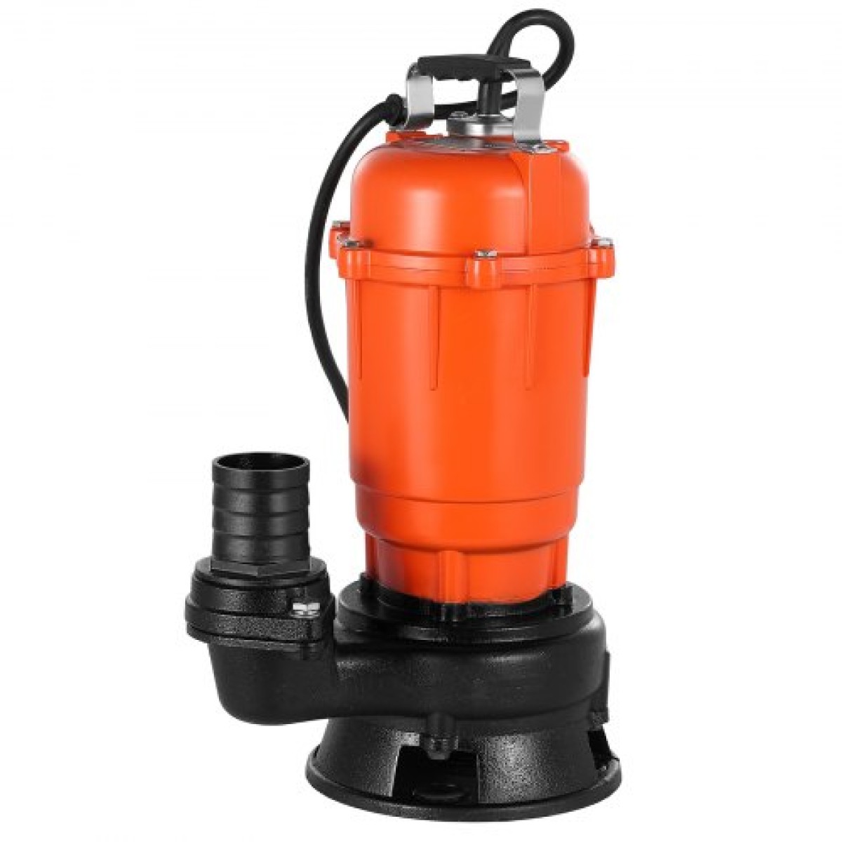 Υποβρύχια αντλία απορριμμάτων VEVOR 550W, 18000 L/H, Υποβρύχια αντλία αποχέτευσης από χυτοσίδηρο με 2 σε κατάθλιψη, 10M Max Lift, Αποστράγγιση βρώμικου καθαρού νερού, για πισίνες, κήπο, λίμνη, υπόγειο, πλημμυρισμένες περιοχές