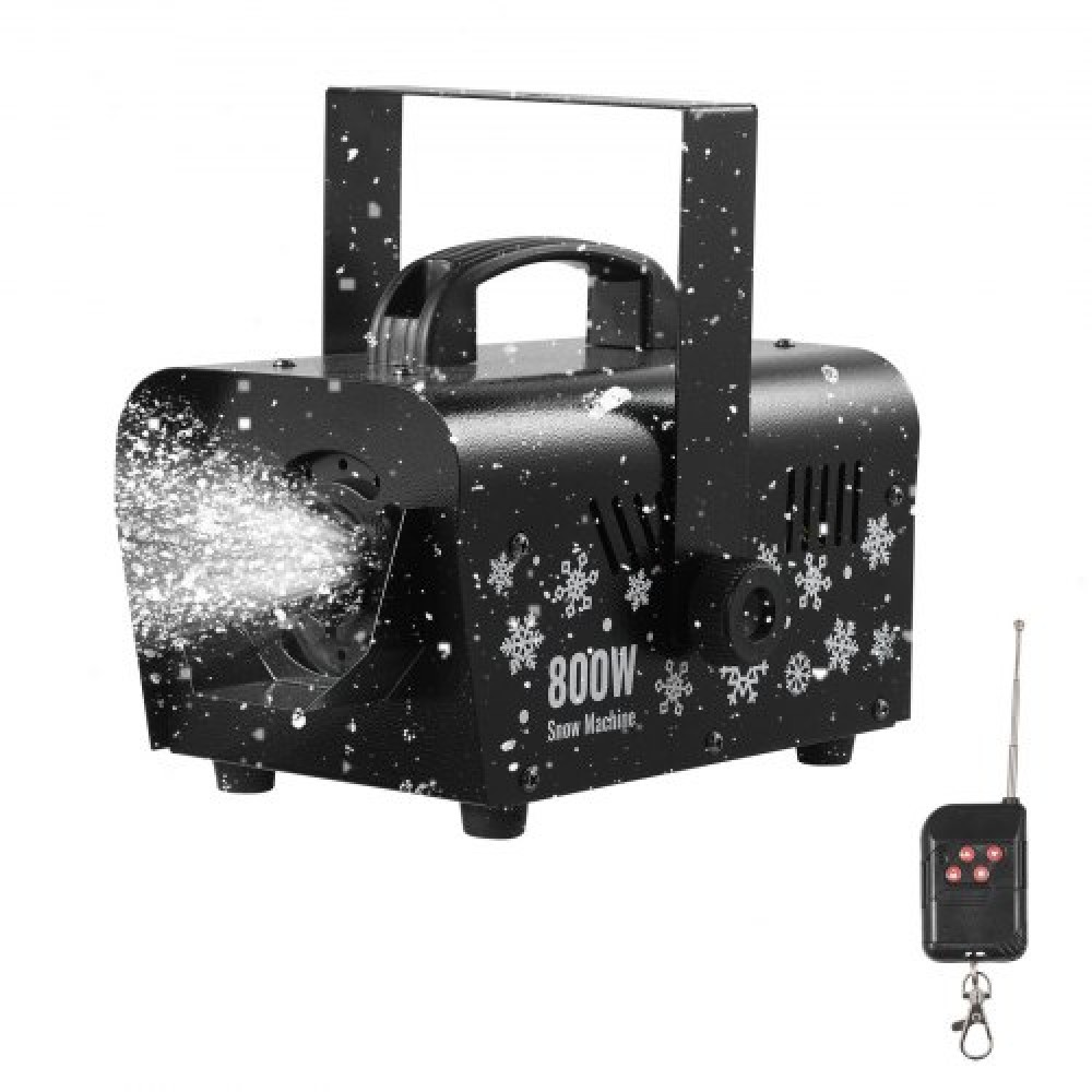 Μηχάνημα χιονιού VEVOR, ισχυρό 1500W, φορητή/κρεμαστή μηχανή χιονιού, ασύρματο τηλεχειριστήριο, νιφάδα χιονιού με δεξαμενή υγρού 5 λίτρων, μηχανή κατασκευής νιφάδων χιονιού για διακόσμηση Χριστουγεννιάτικου πάρτι εξωτερικού & εσωτερικού χώρου