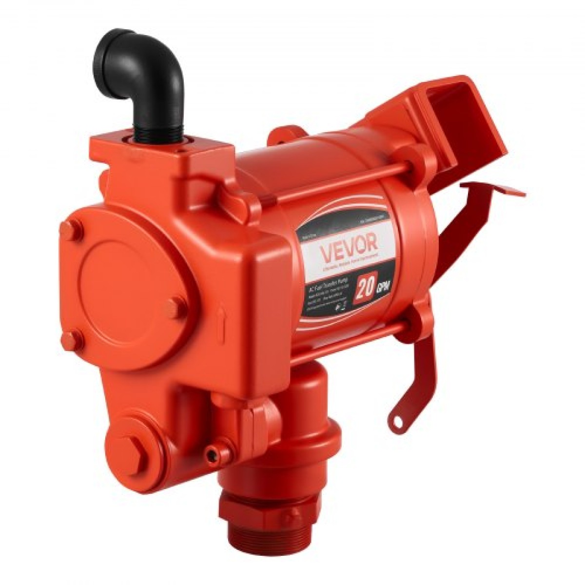 Αντλία μεταφοράς καυσίμου VEVOR 230V, 20 GPM 76 L/min, AC Electric Oil Transfer Pump, με αυτόματο κλείσιμο ακροφύσιο καυσίμου & σωλήνα εκκένωσης, κιτ υψηλής ροής για μείγματα βενζίνης, ντίζελ, κηροζίνης, βιοντίζελ, αιθανόλης