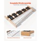 Ξυλόφωνο VEVOR Glockenspiel, 27 νότες, Επαγγελματικό όργανο κρουστών ξυλόφωνου, με μεταλλικά πλήκτρα, περιλαμβάνει 4 σφυρί, τσάντα μεταφοράς, μουσικό όργανο αρχαρίων για ενήλικες και παιδιά διδασκαλία μουσικής