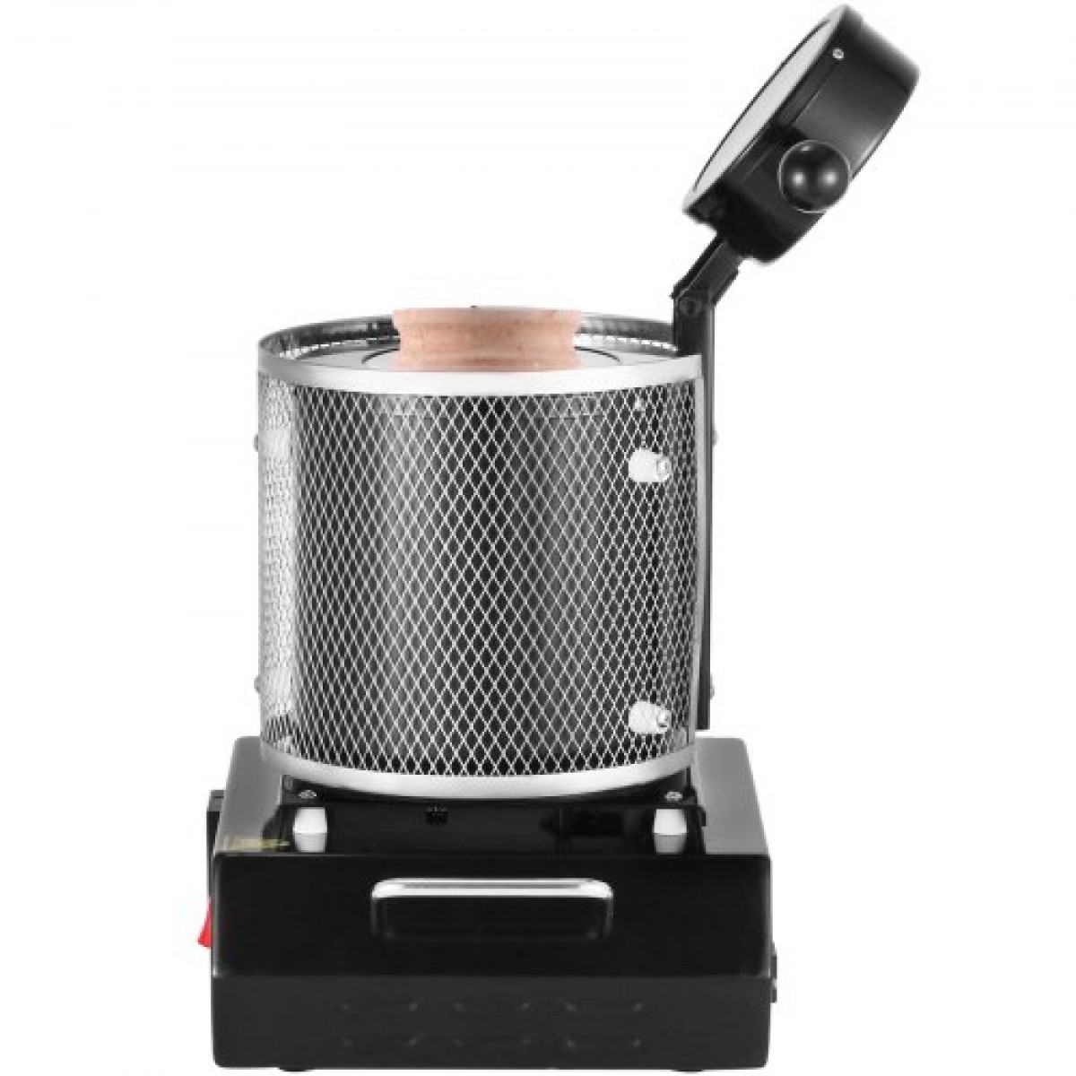 Φούρνος τήξης χρυσού VEVOR, 1350W, μέγιστη θερμοκρασία 1150℃, ψηφιακή ηλεκτρική μηχανή φούρνου τήξης, με κεραμικό χωνευτήριο 3 kg, για χύτευση εξευγενισμού πολύτιμων μετάλλων, λιώνει χρυσό, ασήμι, αλουμίνιο