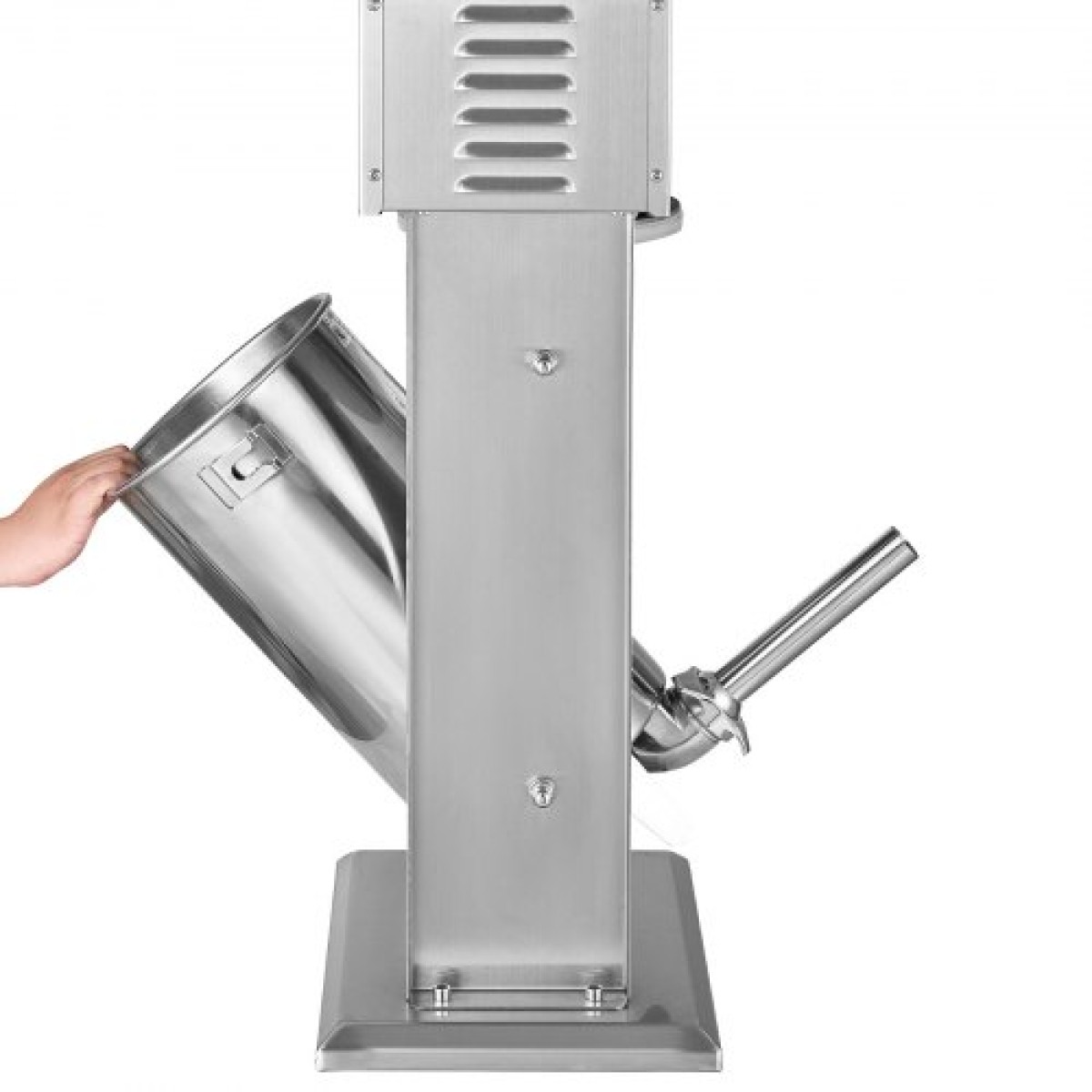 VEVOR Electric Sausage Stuffer, 33 LBS / 15 L Vertical Meat Stuff, Stepless Speed ​​Control and Foot Pedal, Inox Heavy Duty Γεμιστικό Λουκάνικου με 4 Σωλήνες Γέμισης, για Εμπορική & Οικιακή χρήση