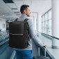 VEVOR Vacuum Travel Backpack, 80L, Επεκτάσιμο Σακίδιο Ταξιδίου συμπίεσης Vacuum Seal με αντλία, με κλειδαριά εγκεκριμένη από TSA, Airback Vacpack, Αδιάβροχη χειραποσκευή, για επαγγελματικούς λόγους, Μαύρο