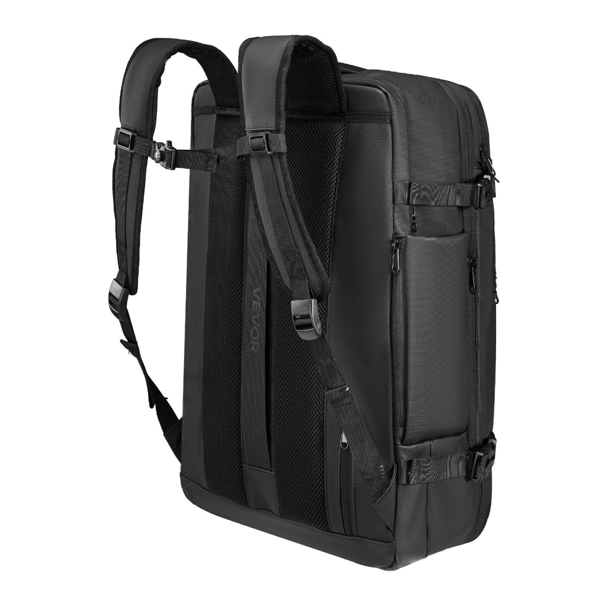 VEVOR Vacuum Travel Backpack, 80L, Επεκτάσιμο Σακίδιο Ταξιδίου συμπίεσης Vacuum Seal με αντλία, με κλειδαριά εγκεκριμένη από TSA, Airback Vacpack, Αδιάβροχη χειραποσκευή, για επαγγελματικούς λόγους, Μαύρο