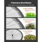 Κόψιμο φύλλων VEVOR Bud Leaf, 600 mm Χειροκίνητο κουρευτικό μπουμπουκιού, με κοφτερές λεπίδες από ανοξείδωτο χάλυβα, οπτική κοπή, υγρή και ξηρή υδροπονική μηχανή κοπής, περιστρεφόμενη περιστροφή για φυτά, φύλλα, μπουμπούκια λουλούδια