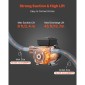 Αντλία μεταφοράς καυσίμου VEVOR 230V, 16 GPM 60 L/min, AC Electric Oil Transfer Pump for Diesel Kerosene Biodiesel, με αυτόματο ακροφύσιο καυσίμου & 2 σωλήνες, 45 ft/13,7 m Max Lift, για οχήματα, εργοτάξια