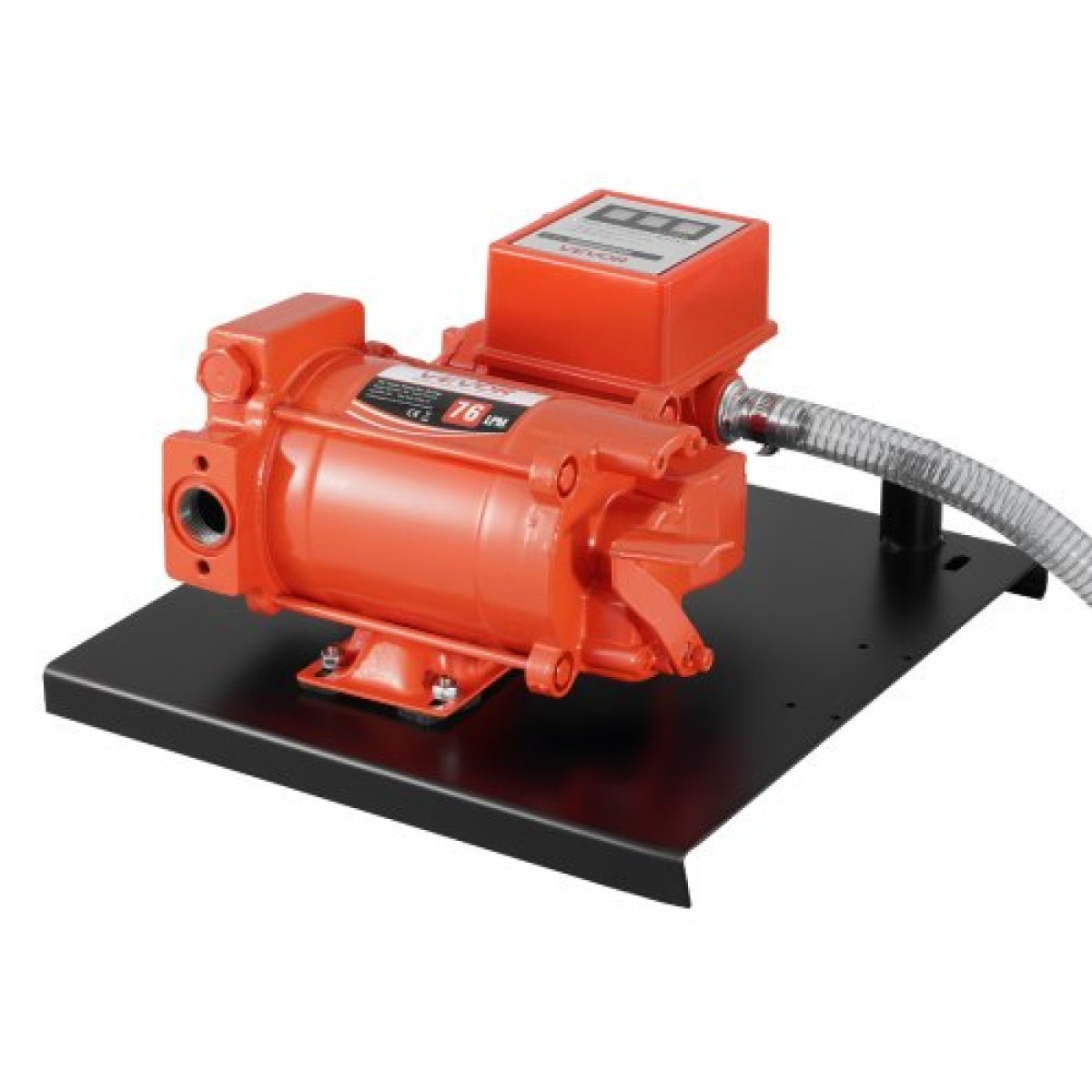 Αντλία μεταφοράς καυσίμου VEVOR 230V, 20 GPM 76 L/min, AC ηλεκτρική αντλία μεταφοράς λαδιού, με μετρητή, ακροφύσιο καυσίμου αυτόματης απενεργοποίησης & σωλήνα εκκένωσης, υψηλή ροή για βενζίνη, ντίζελ, κηροζίνη, βιοντίζελ, αιθανόλη