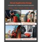 Αντλία μεταφοράς καυσίμου VEVOR 230V, 20 GPM 76 L/min, AC ηλεκτρική αντλία μεταφοράς λαδιού, με μετρητή, ακροφύσιο καυσίμου αυτόματης απενεργοποίησης & σωλήνα εκκένωσης, υψηλή ροή για βενζίνη, ντίζελ, κηροζίνη, βιοντίζελ, αιθανόλη