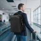 VEVOR Vacuum Travel Backpack, 65L, Επεκτάσιμο σακίδιο πλάτης συμπίεσης κενού, με εγκεκριμένη κλειδαριά TSA, θήκες πολλαπλών τσέπες, αδιάβροχη βαλίτσα μεταφοράς, χωρίς αντλία, μαύρο