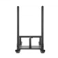 VEVOR Weight Sled, Steel Power Sled, Fitness Strength Training Sleds for Athletic Exercise Improvement Speed, Workout Fitness Equipment with Handle, Συμβατό με πλάκες βάρους 25/51 mm, Μαύρο