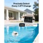 Μετεωρολογικός σταθμός VEVOR 7 σε 1 Wi-Fi με APP, οθόνη 190,5 mm, Ασύρματο ηλιακό αισθητήρα εξωτερικού χώρου, με θερμόμετρο πισίνας, βροχόμετρο, εσωτερικό εξωτερικό χώρο για πρόγνωση καιρού Ταχύτητα ανέμου Θερμοκρασία πισίνας