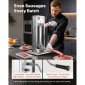 VEVOR Manual Sausage Stuffer, 11 LBS / 5 L Vertical Meat Stuffer, Dual-Speed ​​Sausage Stuffer Meat filler, Inox Heavy Duty filler with 5 Stuffing Tube, για Εμπορική & οικιακή χρήση