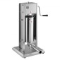 VEVOR Manual Sausage Stuffer, 11 LBS / 5 L Vertical Meat Stuffer, Dual-Speed ​​Sausage Stuffer Meat filler, Inox Heavy Duty filler with 5 Stuffing Tube, για Εμπορική & οικιακή χρήση