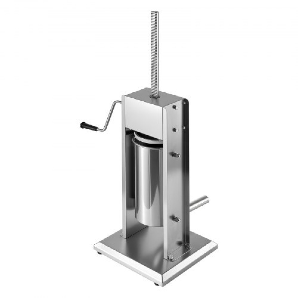VEVOR Manual Sausage Stuffer, 11 LBS / 5 L Vertical Meat Stuffer, Dual-Speed ​​Sausage Stuffer Meat filler, Inox Heavy Duty filler with 5 Stuffing Tube, για Εμπορική & οικιακή χρήση