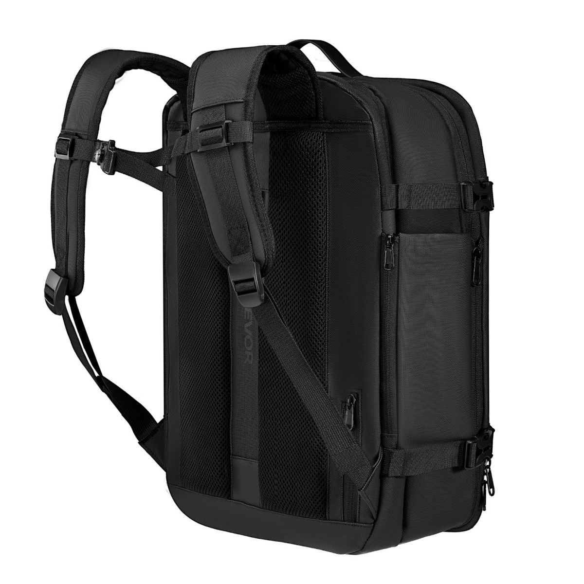 VEVOR Vacuum Travel Backpack, 65L, Επεκτάσιμο Σακίδιο Ταξιδιού Συμπίεσης Vacuum Seal με αντλία, με Εγκεκριμένη κλειδαριά TSA, Airback Vacpack, Αδιάβροχη βαλίτσα μεταφοράς, για επαγγελματικούς λόγους, γκρι