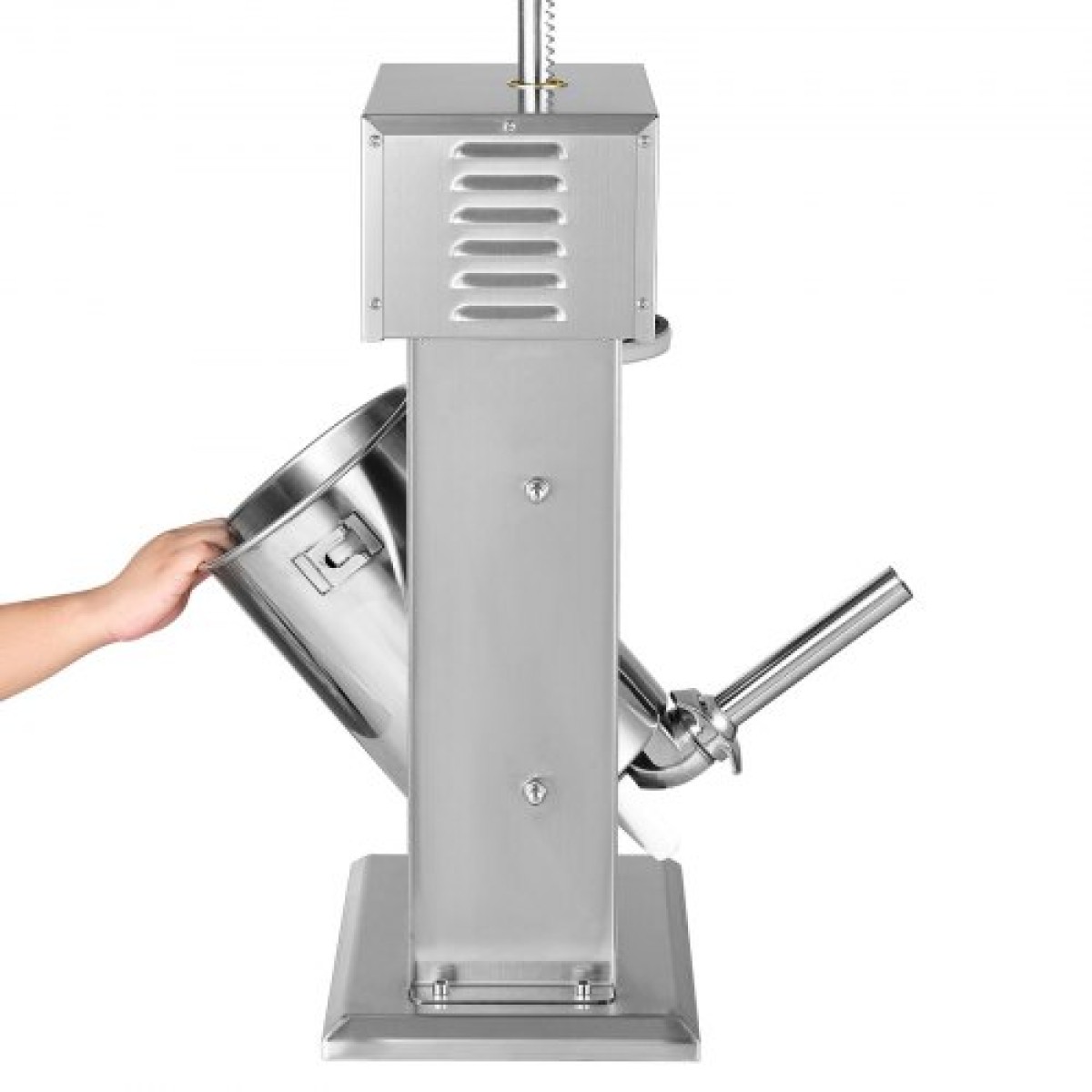 VEVOR Electric Sausage Stuffer, 25 LBS / 12 L Vertical Meat Stuff, Stepless Speed ​​Control and Foot Pedal, Inox Heavy Duty Γεμιστικό Λουκάνικου με 4 Σωλήνες Γέμισης, για Εμπορική & οικιακή χρήση