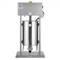 VEVOR Electric Sausage Stuffer, 25 LBS / 12 L Vertical Meat Stuff, Stepless Speed ​​Control and Foot Pedal, Inox Heavy Duty Γεμιστικό Λουκάνικου με 4 Σωλήνες Γέμισης, για Εμπορική & οικιακή χρήση