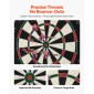 VEVOR Dartboard με 6 Darts & Scoring Kit, Self-healing Fibers Sisal Dartboard with Χωρίς συρράπτες & Περιστρεφόμενο Αριθμό Δαχτυλίδι, Επαγγελματικό Σετ βελάκι από ατσάλι 451mm για Αίθουσα παιχνιδιών Home Party