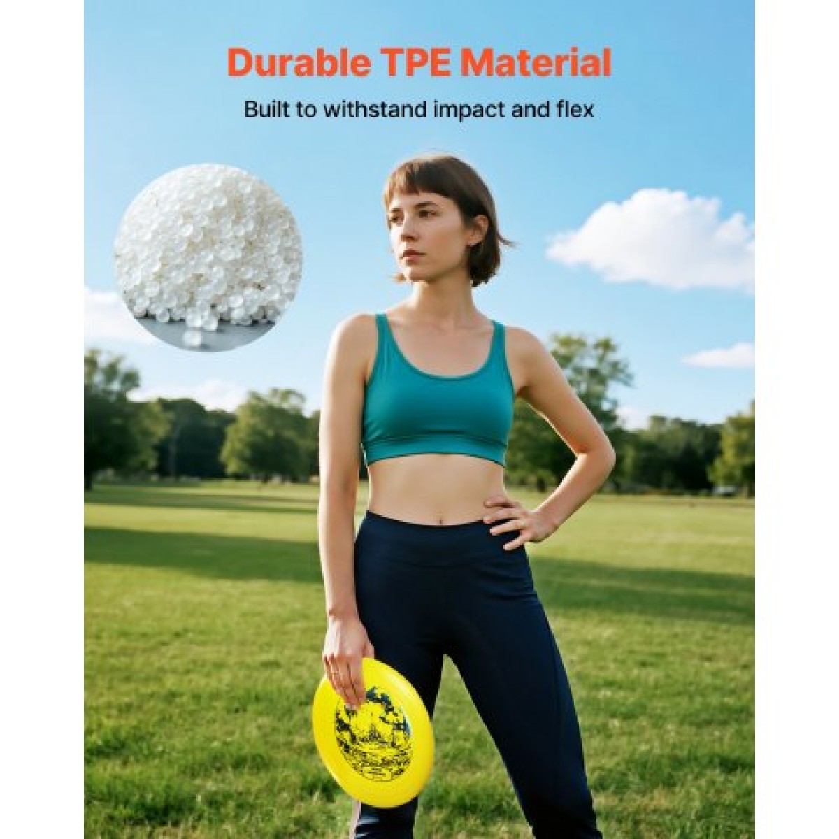 VEVOR Disc Golf Set, 5 PCS Beginners Flying Discs, Disc Golf Starter set for full-body Strength training, with Putter, Mid-Range, Driver, Mini Marker, PDGA Εγκεκριμένο για υπαίθρια αυλή, γκαζόν, παραλία