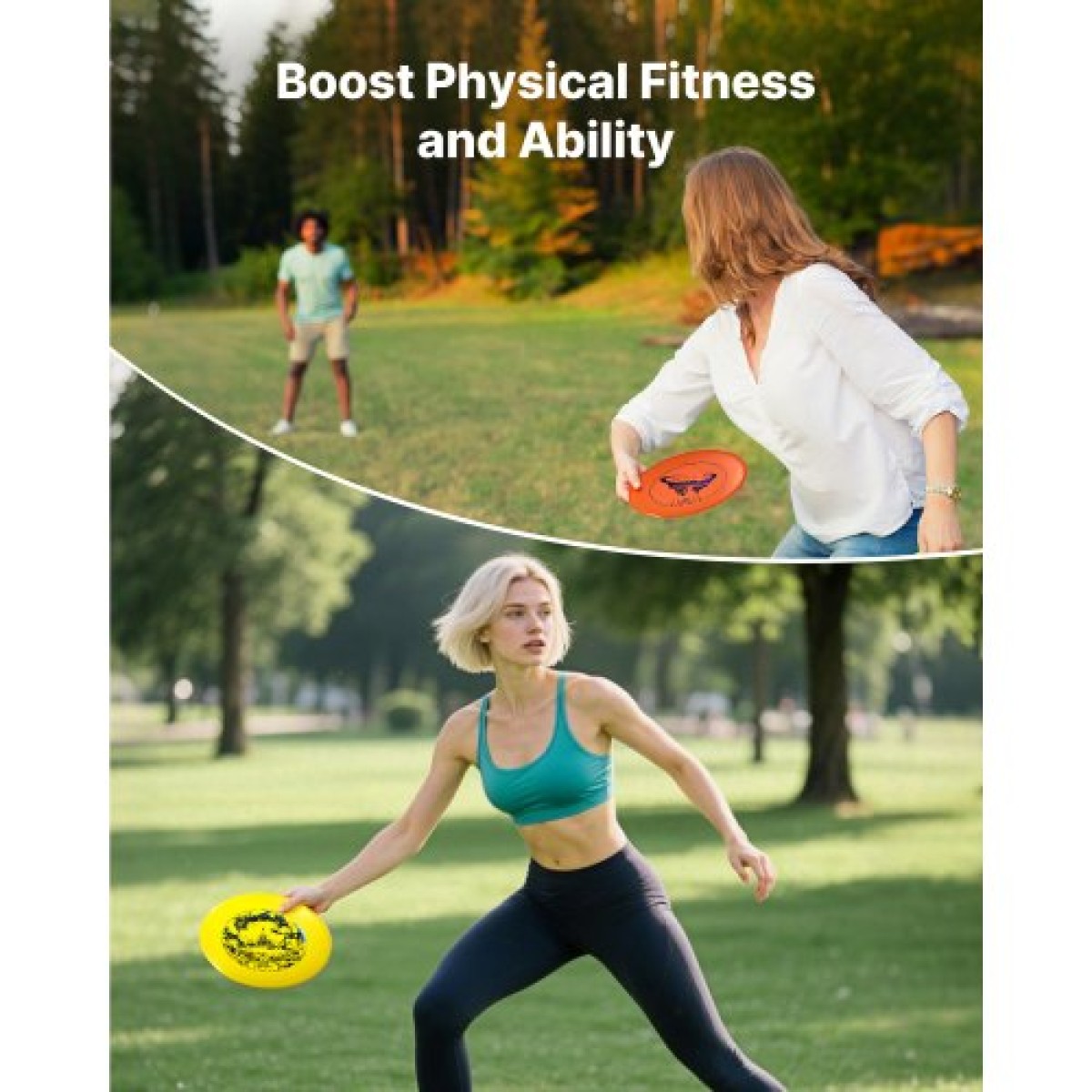 VEVOR Disc Golf Set, 5 PCS Beginners Flying Discs, Disc Golf Starter set for full-body Strength training, with Putter, Mid-Range, Driver, Mini Marker, PDGA Εγκεκριμένο για υπαίθρια αυλή, γκαζόν, παραλία