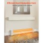 Καλύμματα θερμαντήρα βάσης VEVOR, βασική σειρά 1211 mm Τυπική ηλεκτρική μονάδα θέρμανσης Μπροστινό κάλυμμα για τη βελτίωση του σπιτιού, χάλυβας βαρέως τύπου, Εύκολη τοποθέτηση για την αντικατάσταση του παλιού καλύμματος κρεβατοκάμαρας, λευκό