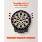 VEVOR Electronic Dart Board, 391mm Target Dartboard με 43 παιχνίδια & 320+ παραλλαγές για έως και 8 παίκτες, 6 άξονες βελών με πτήσεις & 50 soft tips, έγχρωμη οθόνη βαθμολογίας LCD για αίθουσα παιχνιδιών Home Party