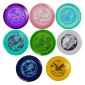 VEVOR Disc Golf Set, 8 Pack Disc Golf Starter Set, Ιπτάμενοι Δίσκοι για αρχάριους για προπόνηση δύναμης σε όλο το σώμα, με Putter, Mid-Range, Driver, PDGA Approved, για υπαίθρια αυλή, γκαζόν, παραλία και πάρκο