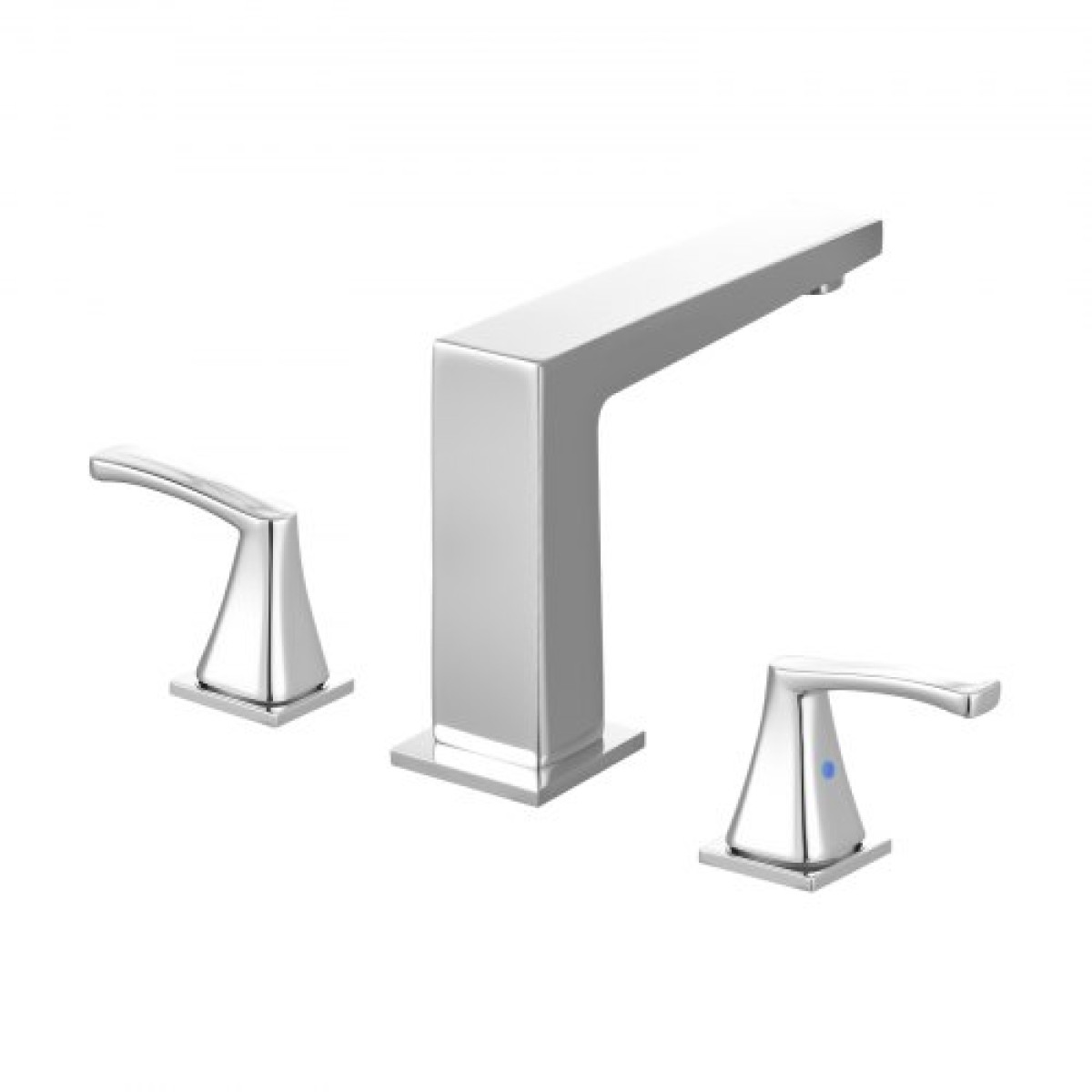 VEVOR Roman Baucet Baucet, 3 Hole Waterfall Bathub Baucet, Bath Baucets Baucets set with 2 Handles, Roman Baucets Baucets Deck Mount for Pet Washing, Baby Care, Bathtub Baucet, Ασημί, Σχεδιασμός ορθής γωνίας στομίου