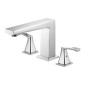 VEVOR Roman Baucet Baucet, 3 Hole Waterfall Bathub Baucet, Bath Baucets Baucets set with 2 Handles, Roman Baucets Baucets Deck Mount for Pet Washing, Baby Care, Bathtub Baucet, Ασημί, Σχεδιασμός ορθής γωνίας στομίου