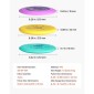 VEVOR Disc Golf Set, 3 Pack Disc Golf Starter Set, Ιπτάμενοι Δίσκοι για αρχάριους για προπόνηση δύναμης σε όλο το σώμα, με Putter, Mid-Range, Driver, PDGA Approved, για υπαίθρια αυλή, γκαζόν, παραλία και πάρκο