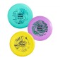 VEVOR Disc Golf Set, 3 Pack Disc Golf Starter Set, Ιπτάμενοι Δίσκοι για αρχάριους για προπόνηση δύναμης σε όλο το σώμα, με Putter, Mid-Range, Driver, PDGA Approved, για υπαίθρια αυλή, γκαζόν, παραλία και πάρκο