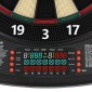VEVOR Electronic Dart Board, 336mm Target Dartboard με 43 παιχνίδια & 200+ παραλλαγές για έως και 8 παίκτες, 6 άξονες βελών με πτήσεις & 50 soft tips, έγχρωμη οθόνη βαθμολογίας LCD για αίθουσες παιχνιδιών Home Party
