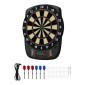 VEVOR Electronic Dart Board, 336mm Target Dartboard με 43 παιχνίδια & 200+ παραλλαγές για έως και 8 παίκτες, 6 άξονες βελών με πτήσεις & 50 soft tips, έγχρωμη οθόνη βαθμολογίας LCD για αίθουσες παιχνιδιών Home Party