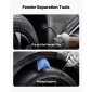 VEVOR Dent Puller Kit, Paintless Car Removal Dent Tool, Auto Fender Repair Paverer Puller Lifter with Curved Rod, λοστό, Λαστιχένιο σφυρί, Αερόσακος, Αποσπώμενα & Επισκευαστικά Στυλό, Ανταλλακτικό Κιτ εργαλείων κεφαλών