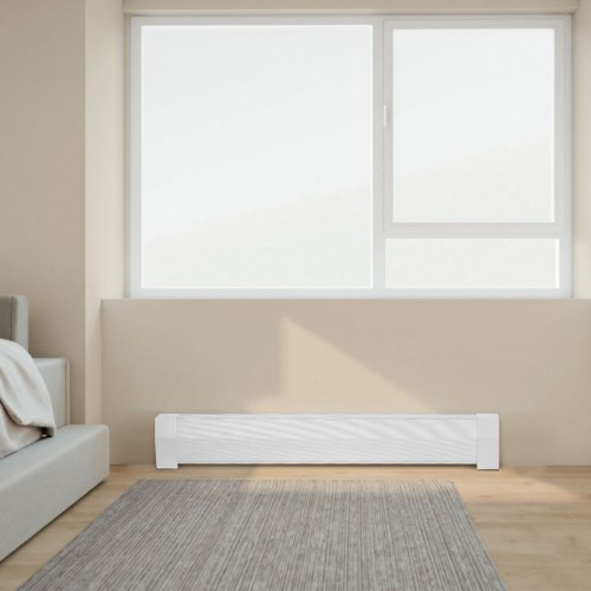 Καλύμματα θερμαντήρα βάσης VEVOR, Premium Series 1222 mm Τυπική ηλεκτρική μονάδα θέρμανσης Μπροστινό κάλυμμα για τη βελτίωση του σπιτιού, βαρέως τύπου ατσάλι, εύκολη τοποθέτηση για υπνοδωμάτιο αντικατάσταση παλιού καλύμματος, λευκό