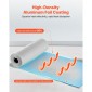 VEVOR Reflective Insulation Roll, 2 Carage Door Thermal Insulation Kit, 6mm 5,49 m x 0,61 m, 4 Rolls Foil Aluminum EPE Foam Radiant Barrier, White Heat Shield PE για γκαραζόπορτες