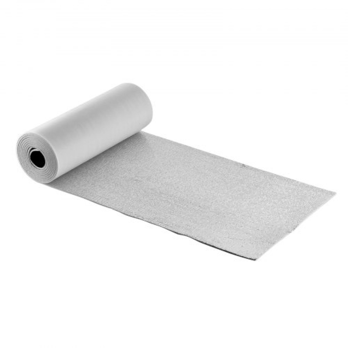 VEVOR Reflective Insulation Roll, 2 Carage Door Thermal Insulation Kit, 6mm 5,49 m x 0,61 m, 4 Rolls Foil Aluminum EPE Foam Radiant Barrier, White Heat Shield PE για γκαραζόπορτες