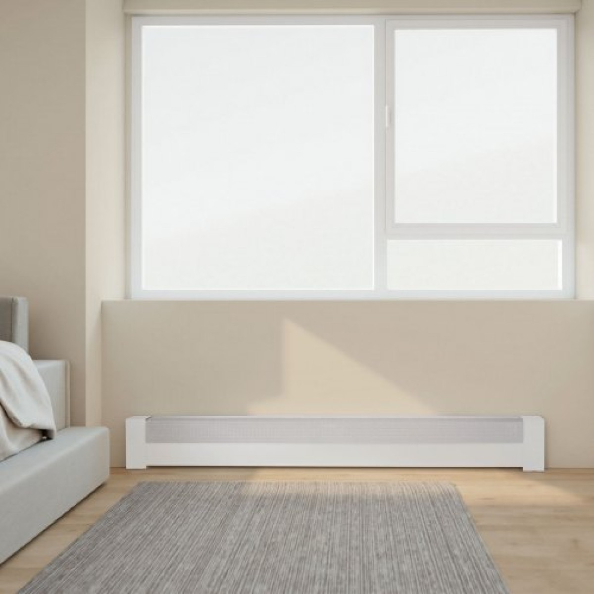Καλύμματα θερμαντήρα βάσης VEVOR, Basic Series 1526 mm Τυπική ηλεκτρική μονάδα θέρμανσης Μπροστινό κάλυμμα για τη βελτίωση του σπιτιού, χάλυβας βαρέως τύπου, Εύκολη εγκατάσταση για την αντικατάσταση του παλιού καλύμματος κρεβατοκάμαρας, λευκό