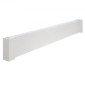 Καλύμματα θερμαντήρα βάσης VEVOR, Basic Series 1526 mm Τυπική ηλεκτρική μονάδα θέρμανσης Μπροστινό κάλυμμα για τη βελτίωση του σπιτιού, χάλυβας βαρέως τύπου, Εύκολη εγκατάσταση για την αντικατάσταση του παλιού καλύμματος κρεβατοκάμαρας, λευκό