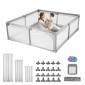 Βρεφικό παρκοκρέβατο VEVOR, 2000 x 1490 χλστ. Μεγάλο παιδικό παρκοκρέβατο, εσωτερική/εξωτερική αυλή με φράχτη μωρών με 50 μπάλες ωκεανού, πόρτα με φερμουάρ & αναπνεύσιμο πλέγμα, κέντρο δραστηριότητας ασφάλειας χωρίς κενό για μωρά νήπια