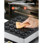 VEVOR Mini Pancake Maker, 25 ΤΕΜ. 43mm Διάμετρος Ολλανδικός Μάφιν Βαφλιέρα, Αντικολλητικό Ανοξείδωτο Γκριλ Poffertjes, Επαγγελματικό Ηλεκτρικό Μηχάνημα Dorayaki, Temp & Time Control, Εστιατόριο κουζίνας σπιτιού