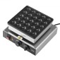 VEVOR Mini Pancake Maker, 25 ΤΕΜ. 43mm Διάμετρος Ολλανδικός Μάφιν Βαφλιέρα, Αντικολλητικό Ανοξείδωτο Γκριλ Poffertjes, Επαγγελματικό Ηλεκτρικό Μηχάνημα Dorayaki, Temp & Time Control, Εστιατόριο κουζίνας σπιτιού