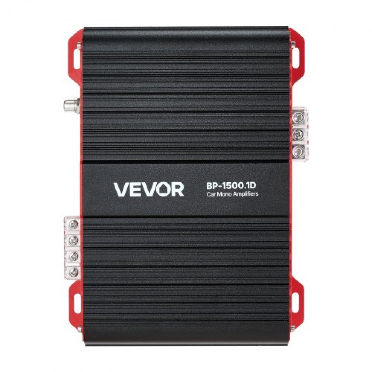 Ενισχυτής αυτοκινήτου VEVOR Monoblock, 1500W RMS MAX, 1/2/4 Ohm Stable, Ενισχυτής ήχου αυτοκινήτου κατηγορίας D 1 καναλιού με απομακρυσμένο έλεγχο στάθμης υπογούφερ, φίλτρο χαμηλής διέλευσης και ενίσχυση μπάσων, περιλαμβάνεται ελεγκτής έντασης ήχου